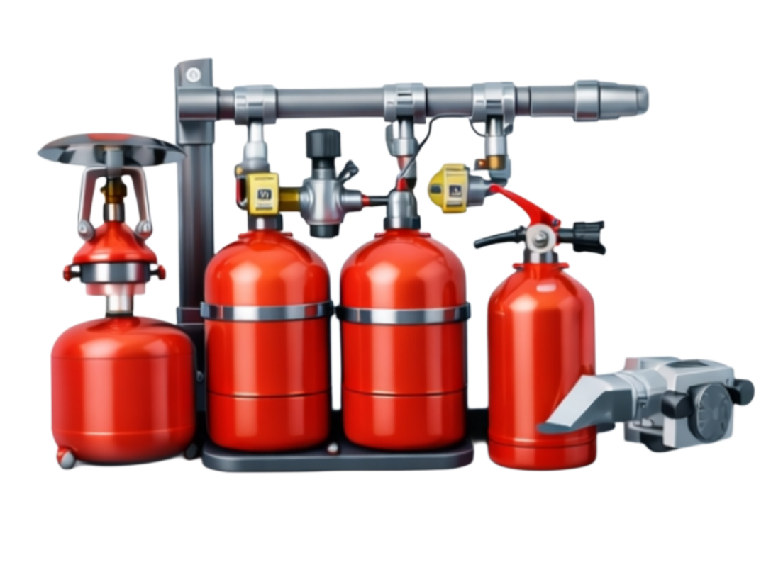 Водяное, газовое, порошковое, аэрозольное пожаротушение